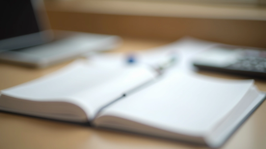 Otevřený deník s záznamem příjmů a výdajů